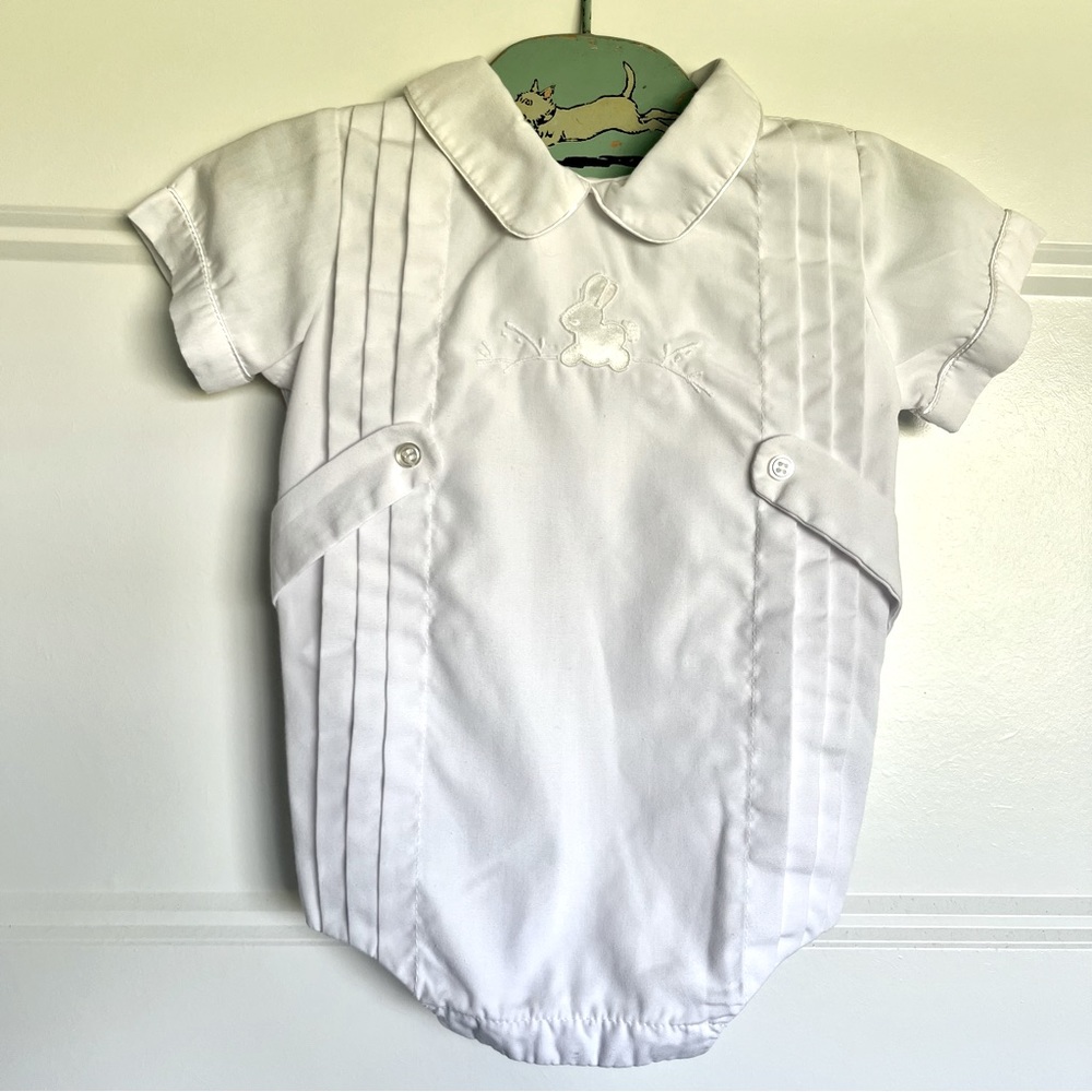 Baby boy Classic Romper by Nannette